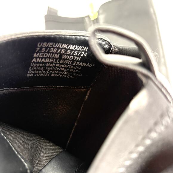 Kenneth Cole Reaction Annabelle Boots 7.5 Black NWOT Riding Knee High Tall Prep - Picture 10 of 10